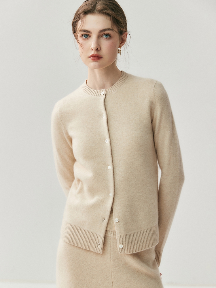 เสื้อคลุมคาร์ดิแกนผู้หญิง CHIC - Wool Coat Peacoat บทวิจารณ์และราคา