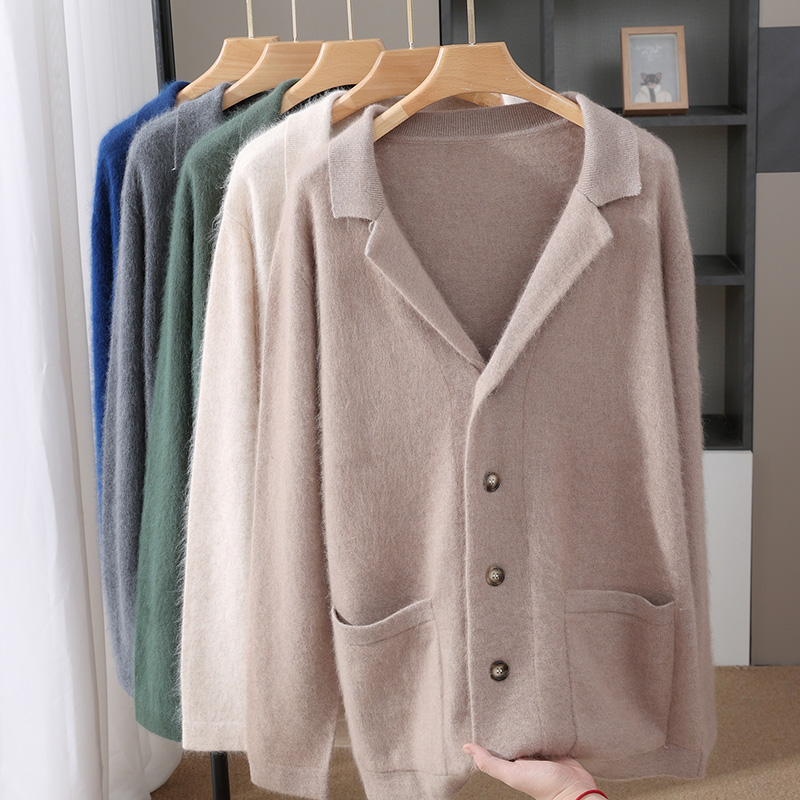 เสื้อคาร์ดิแกนขนมิงค์ใหม่สำหรั - Wool Coat Peacoat บทวิจารณ์และราคา