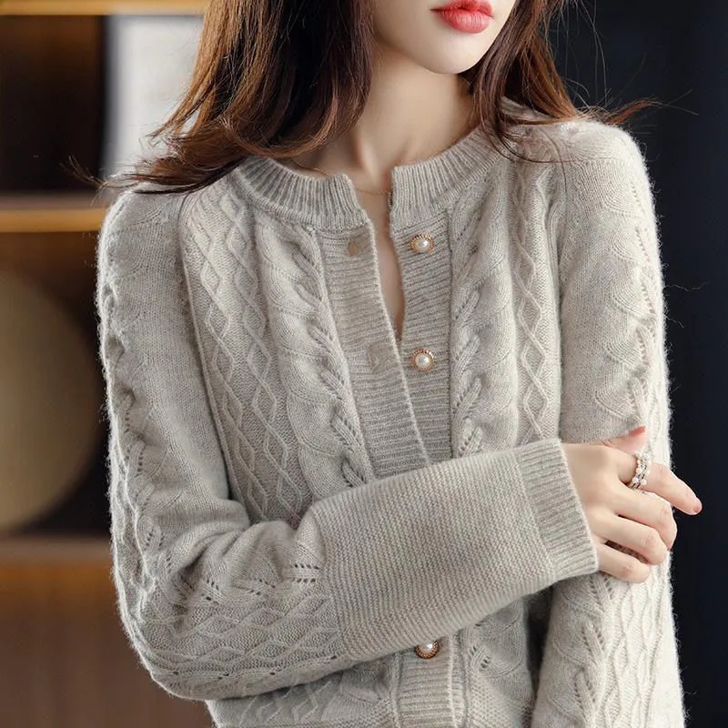เสื้อคาร์ดิแกนถักสไตล์วินเทจสำ - Wool Coat Peacoat บทวิจารณ์และราคา