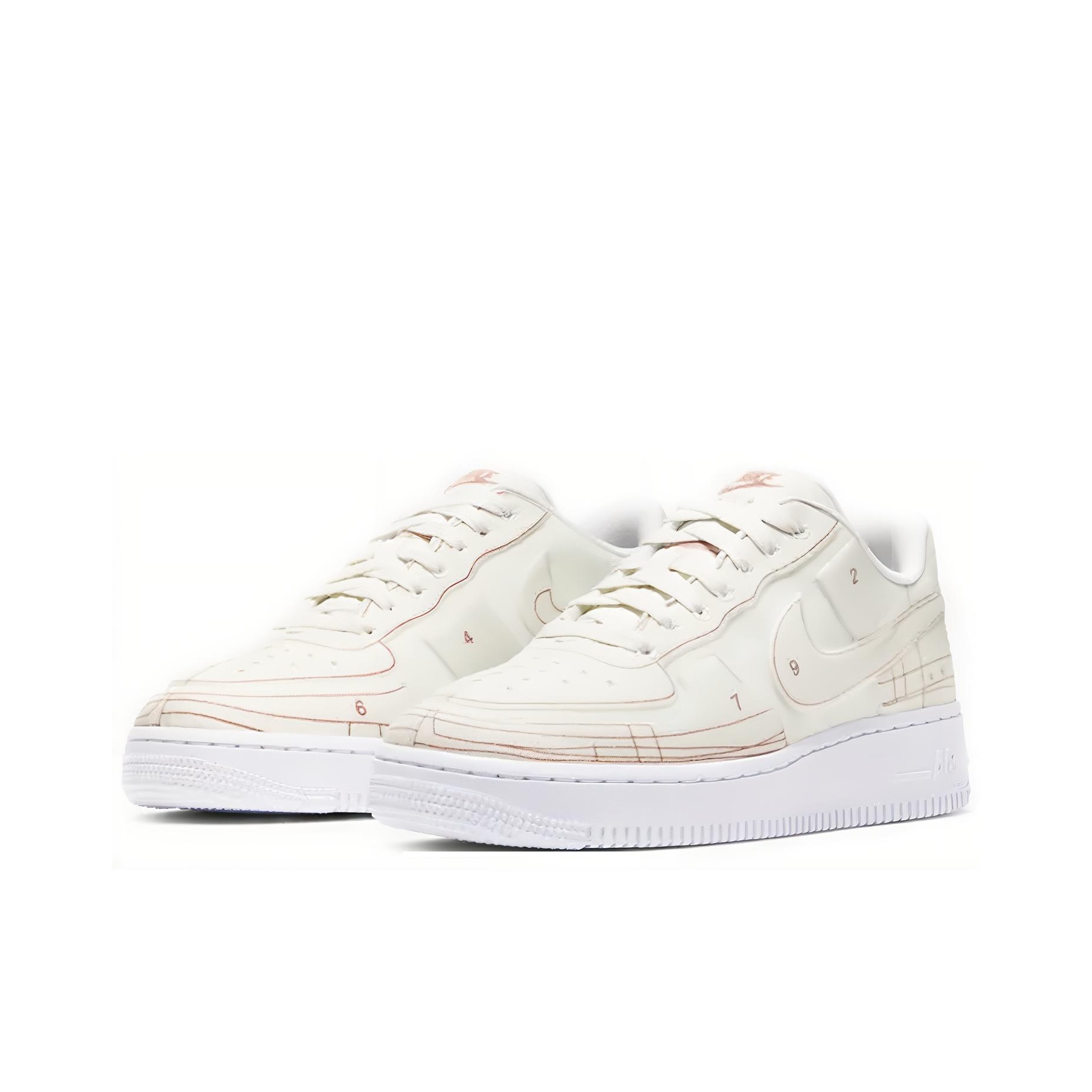 รองเท้าสเก็ตบอร์ด Nike Air For - Nike Shoes Air Force 1 บทวิจารณ์และราคา