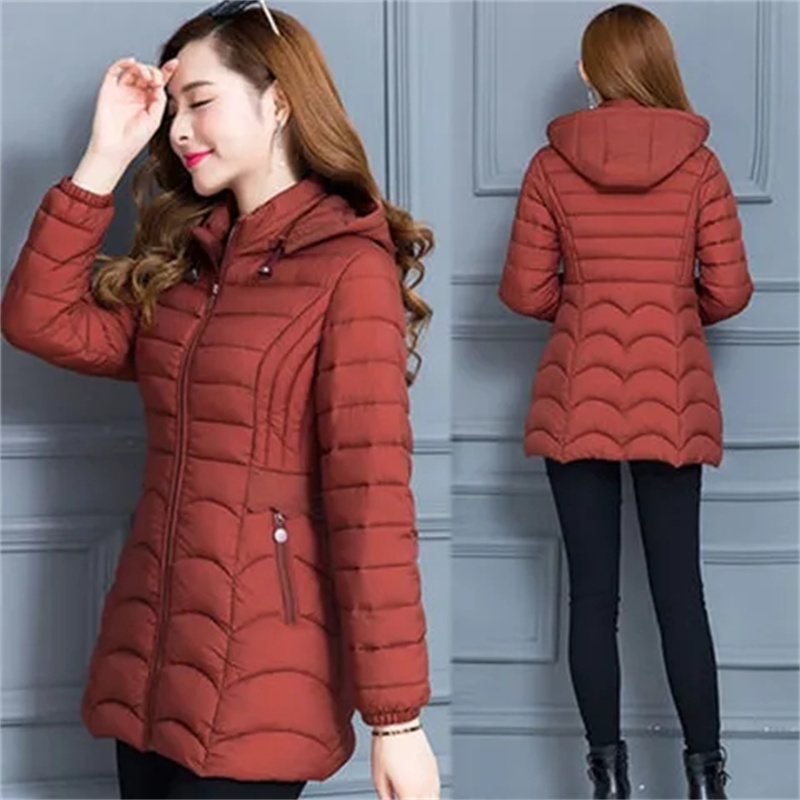 เสื้อโค้ทกันหนาวผู้หญิง แฟชั่น - Down Jacket Packable บทวิจารณ์และราคา