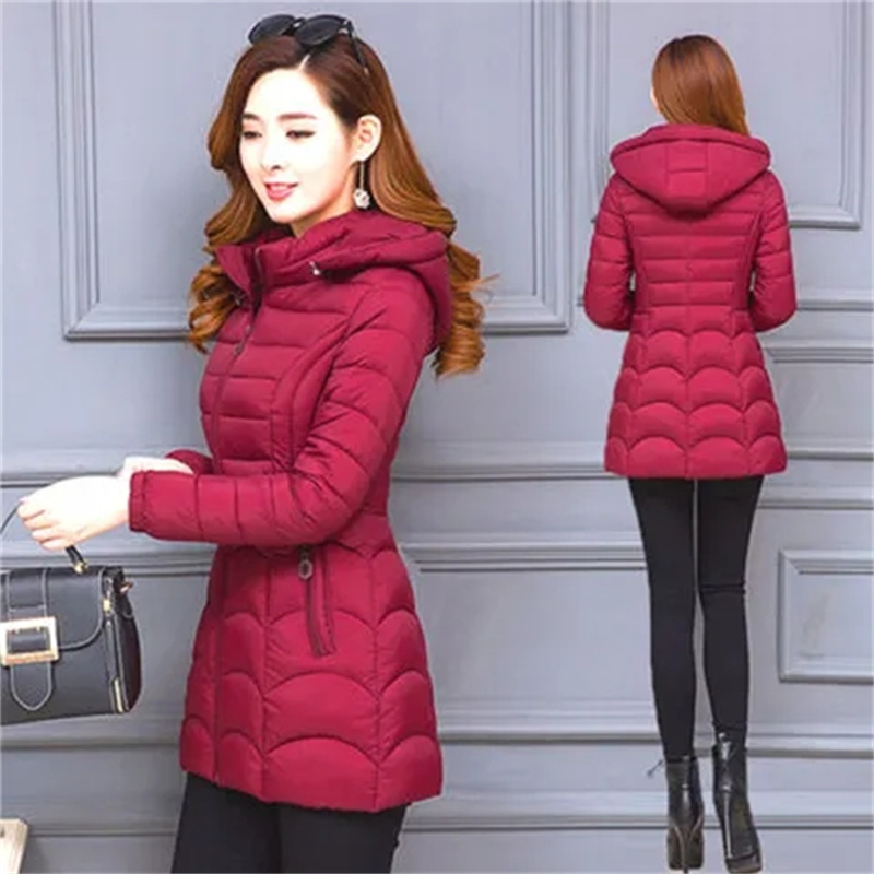 เสื้อโค้ทกันหนาวผู้หญิง แฟชั่น - Down Jacket Packable บทวิจารณ์และราคา