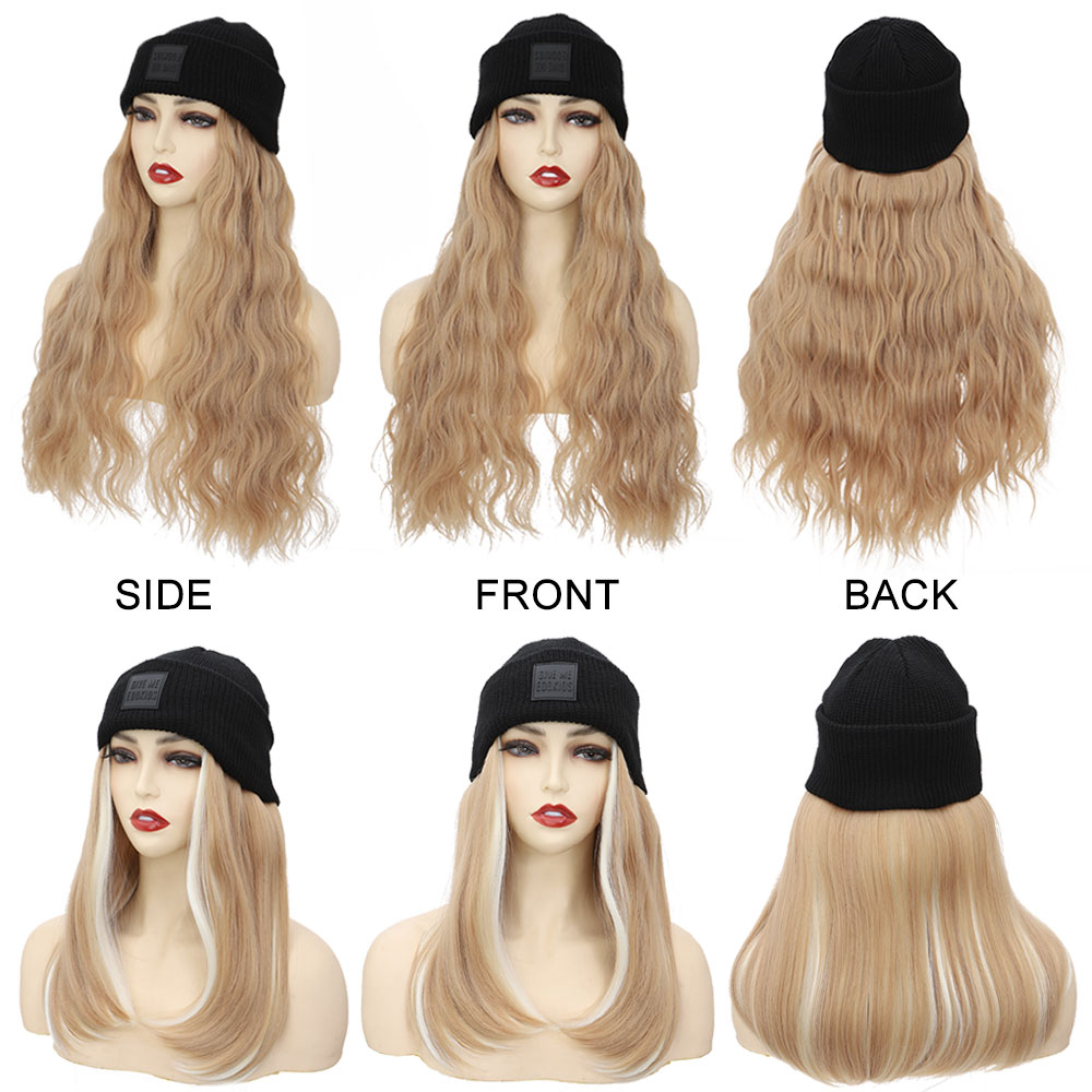 S-noilite หมวกสังเคราะห์วิกผม  - Knit Beanie Hat Warm บทวิจารณ์และราคา