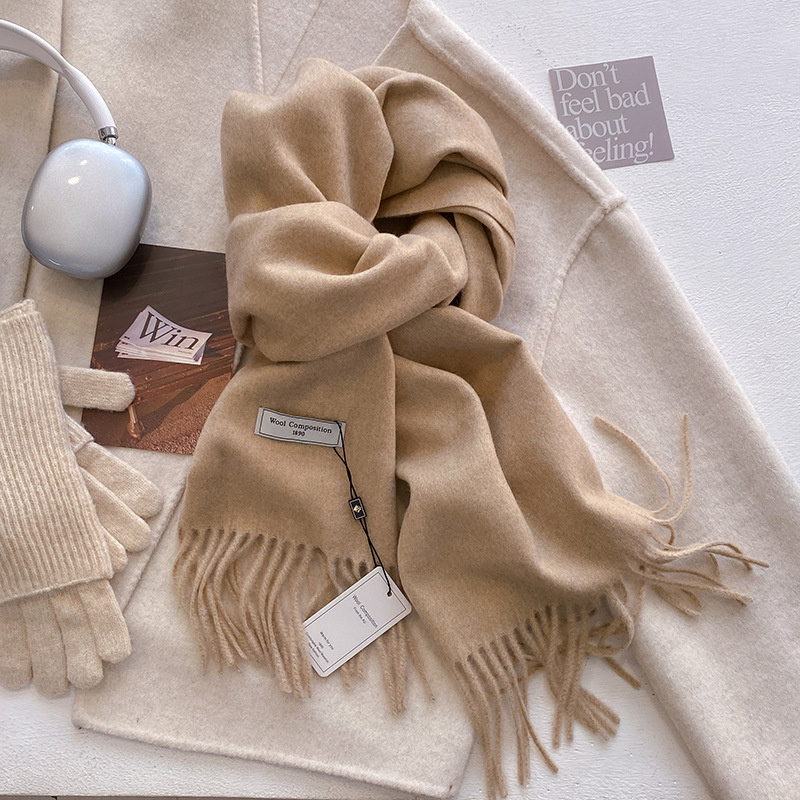 2024ผ้าพันคอขนสัตว์ฤดูหนาวผู้ห - Shawl Wrap Winter บทวิจารณ์และราคา