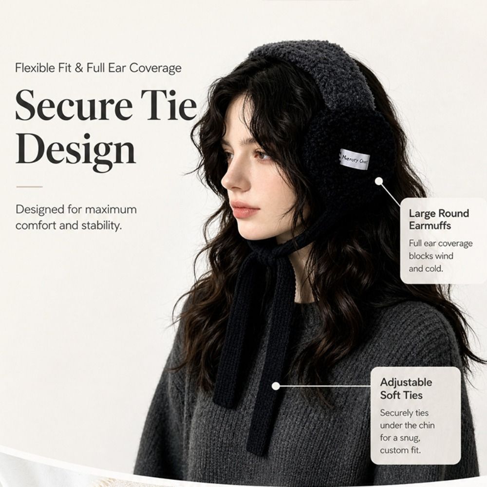 ที่ปิดหูแฟชั่นแบบหนา ป้องกันลม - Earmuffs Foldable บทวิจารณ์และราคา