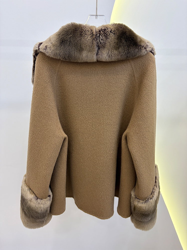 เสื้อโค้ทขนสัตว์แท้สำหรับผู้หญ - Wool Coat Peacoat บทวิจารณ์และราคา