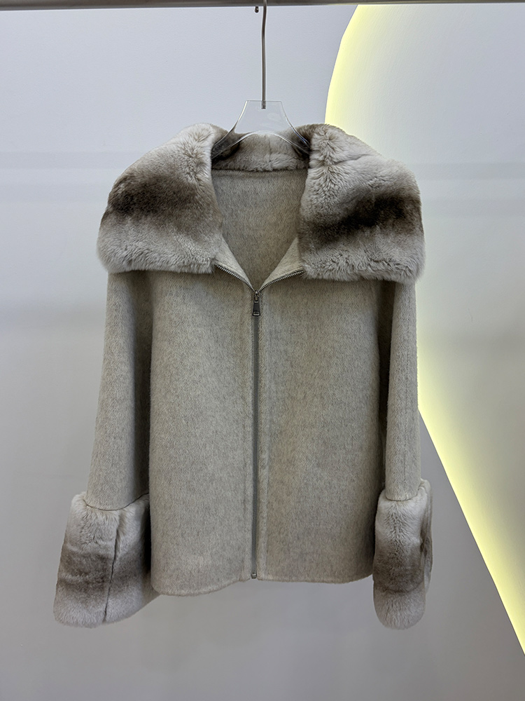 เสื้อโค้ทขนสัตว์แท้สำหรับผู้หญ - Wool Coat Peacoat บทวิจารณ์และราคา